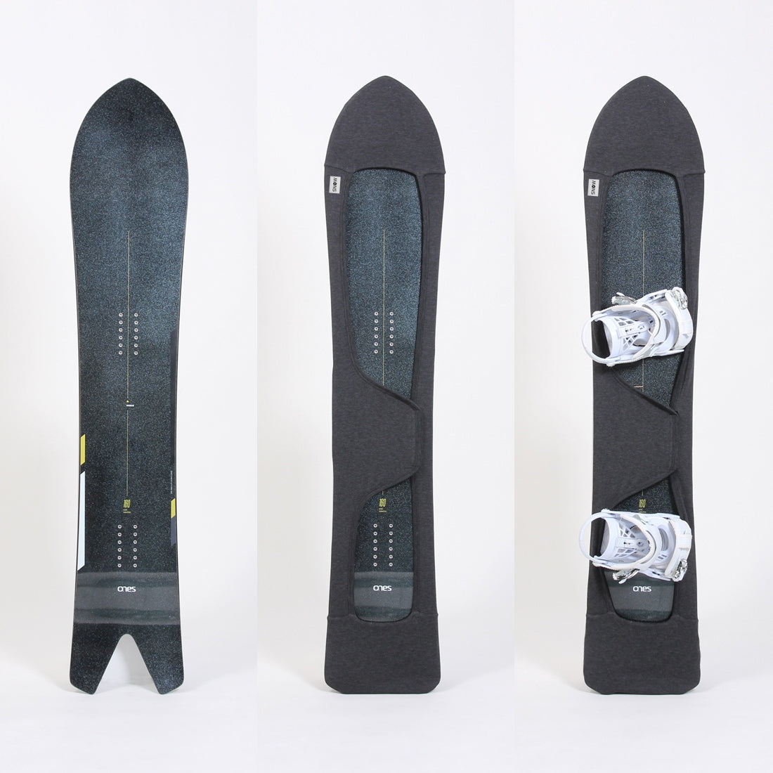 Setback Stance Powder Snowboard Sleeve/ Heather Black