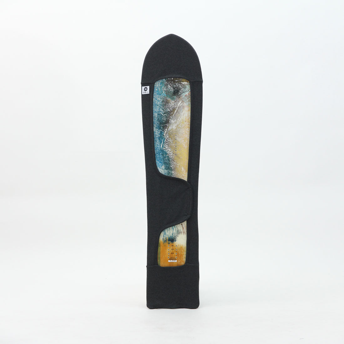 Setback Stance Powder Snowboard Sleeve Heather Black | MONS