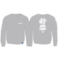06【ROUND 2】2526_SNOWKON 10th POWDER SNOW Sweatshirt Grey