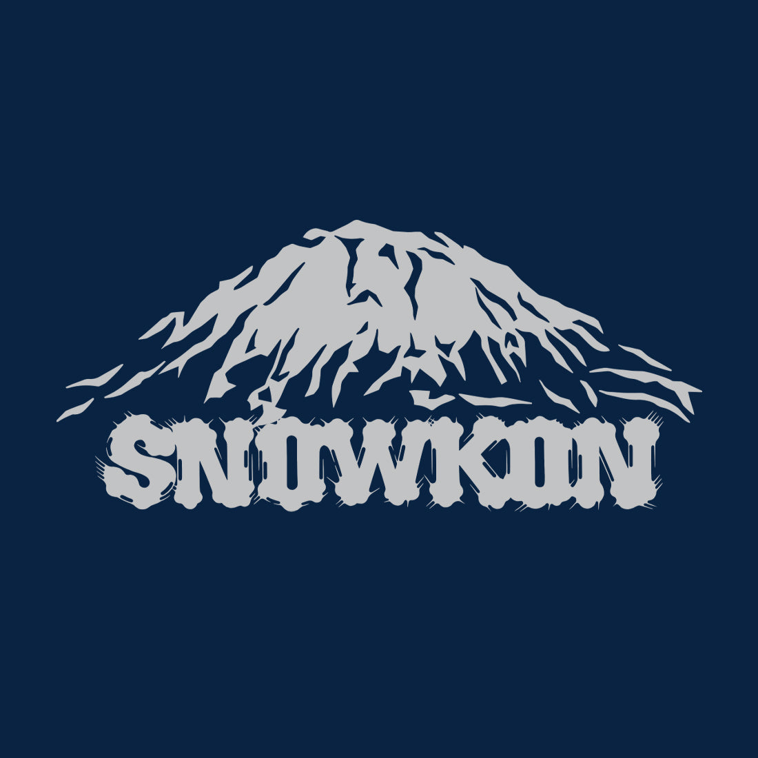 07【ROUND 2】2526_SNOWKON 10th  POWDER 10th with Mt. Yotei Hoodie Navy