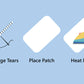 SKI / Snowboard Sleeve Iron On Repair Patch