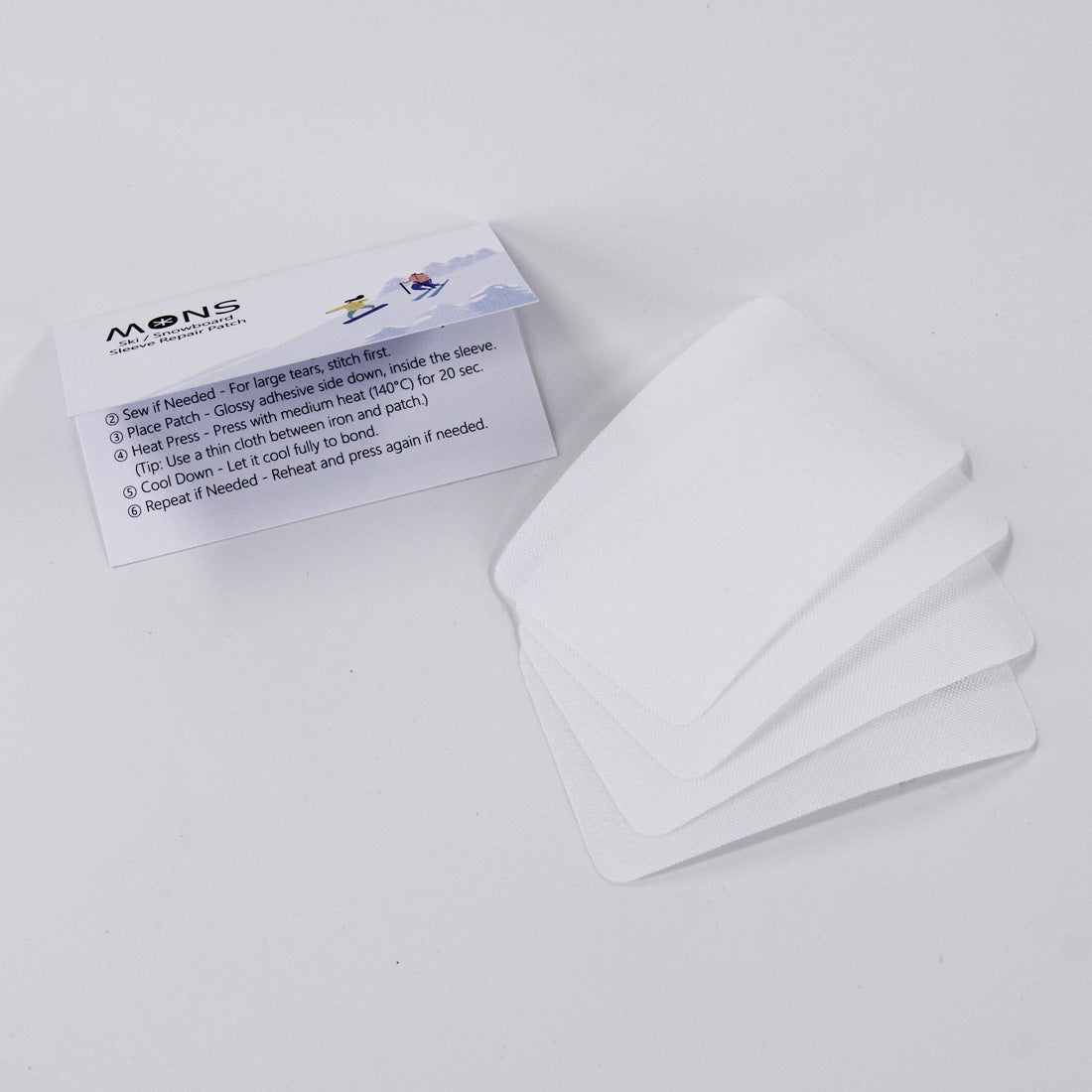 SKI / Snowboard Sleeve Iron On Repair Patch