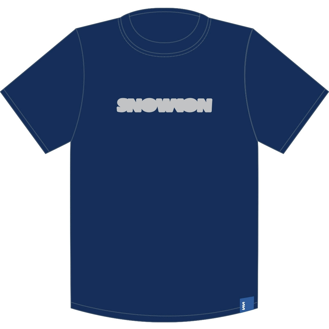 2526_SNOWKON 10th LOGO Short Tee/ Navy