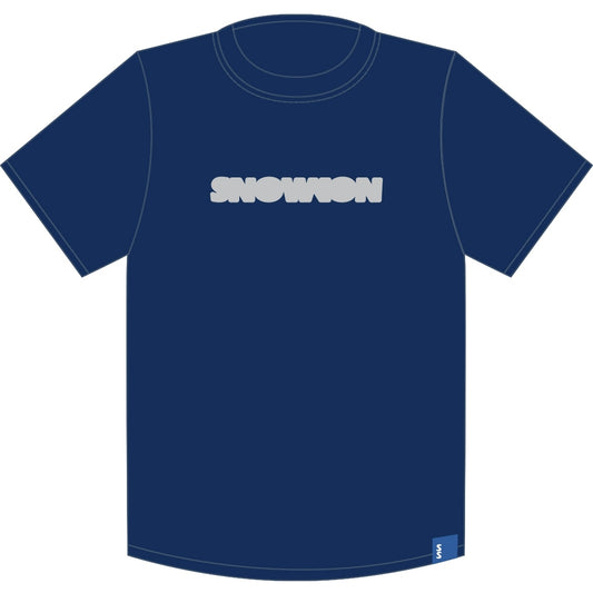 2526_SNOWKON 10th LOGO 短T 深藍