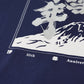 2526_SNOWKON 10th POWDER 10 YEARS Short Tee / Navy