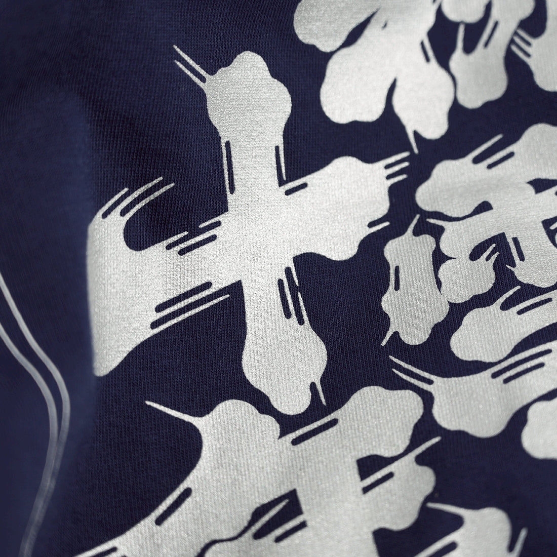 2526_SNOWKON 10th POWDER 10 YEARS Short Tee / Navy