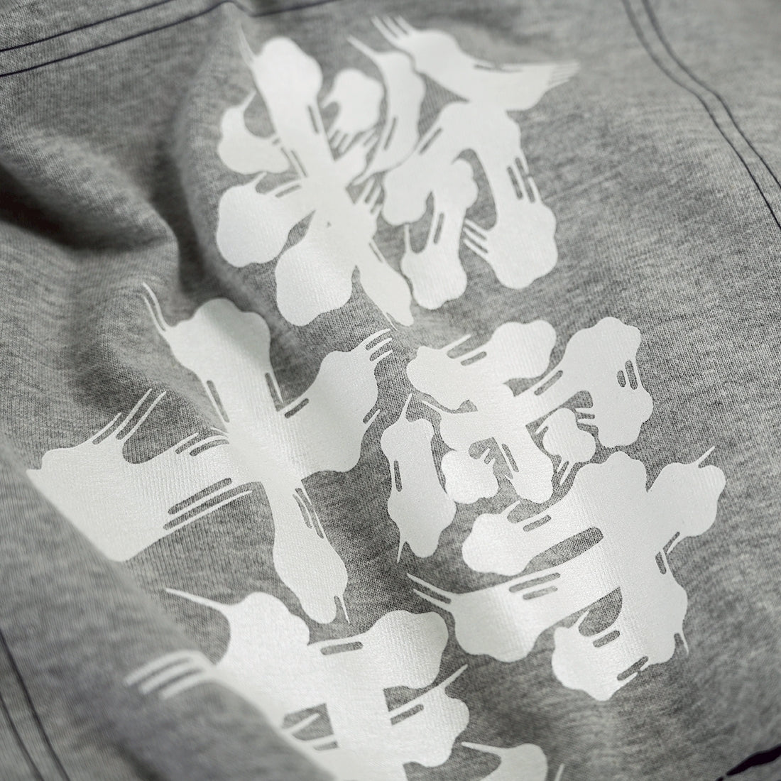 2526_SNOWKON 10th POWDER 10 YEARS Brush Long Tee / Grey