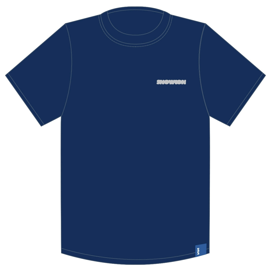 2526_SNOWKON 10th POWDER 10 YEARS Short Tee / Navy